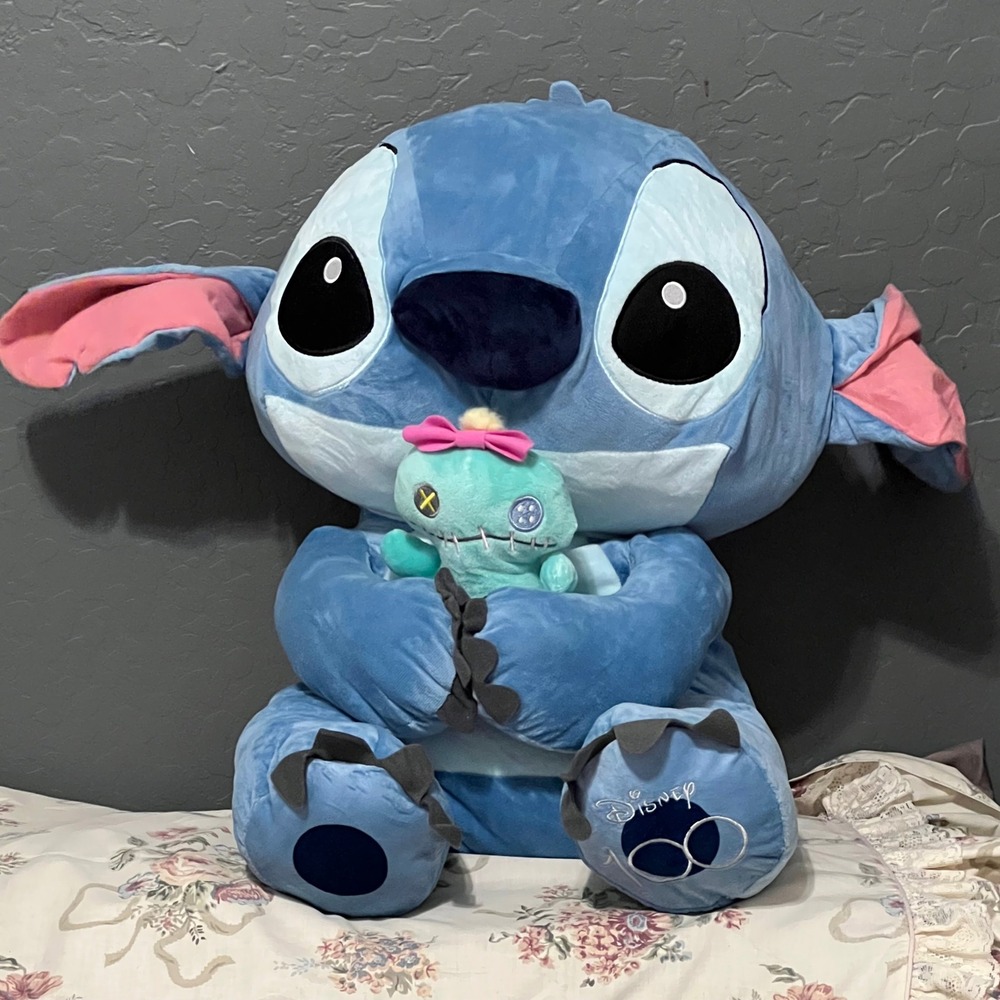 Huge‎ Stitch & Scrump Plush Disney 100th